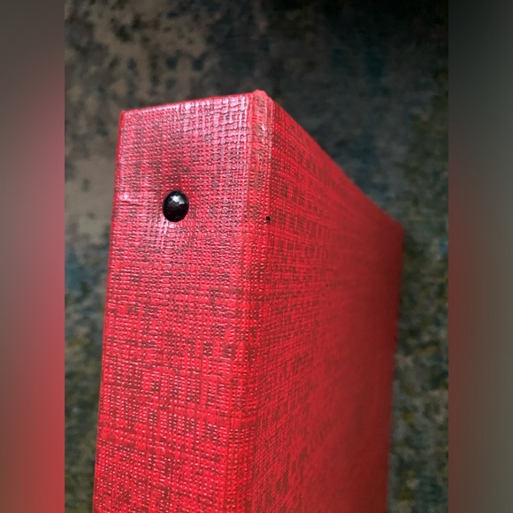 Vintage 70s Norwood bloodorange binder photo album - Picture 8 of 11